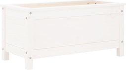 vidaXL - Plantenbak - 82,5x40x39 - cm - massief - grenenhout - wit