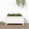 vidaXL - Plantenbak - 82,5x40x39 - cm - massief - grenenhout - wit