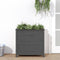 vidaXL - Plantenbak - 82,5x40x78 - cm - massief - grenenhout - grijs