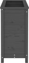 vidaXL - Plantenbak - 82,5x40x78 - cm - massief - grenenhout - grijs