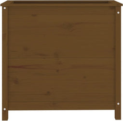 vidaXL - Plantenbak - 82,5x40x78 - cm - massief - grenenhout - honingbruin