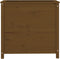 vidaXL - Plantenbak - 82,5x40x78 - cm - massief - grenenhout - honingbruin