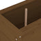 vidaXL - Plantenbak - 82,5x40x78 - cm - massief - grenenhout - honingbruin