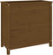 vidaXL - Plantenbak - 82,5x40x78 - cm - massief - grenenhout - honingbruin
