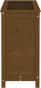 vidaXL - Plantenbak - 82,5x40x78 - cm - massief - grenenhout - honingbruin