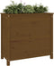 vidaXL - Plantenbak - 82,5x40x78 - cm - massief - grenenhout - honingbruin