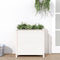 vidaXL - Plantenbak - 82,5x40x78 - cm - massief - grenenhout - wit
