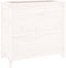 vidaXL - Plantenbak - 82,5x40x78 - cm - massief - grenenhout - wit
