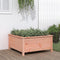 vidaXL - Plantenbak - 82,5x82,5x39 - cm - massief - douglashout