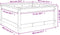 vidaXL - Plantenbak - 82,5x82,5x39 - cm - massief - douglashout