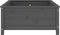 vidaXL - Plantenbak - 82,5x82,5x39 - cm - massief - grenenhout - grijs