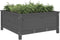 vidaXL - Plantenbak - 82,5x82,5x39 - cm - massief - grenenhout - grijs