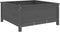 vidaXL - Plantenbak - 82,5x82,5x39 - cm - massief - grenenhout - grijs