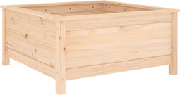 vidaXL - Plantenbak - 82,5x82,5x39 - cm - massief - grenenhout