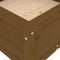 vidaXL - Plantenbak - 82,5x82,5x39 - cm - massief - grenenhout - honingbruin