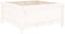 vidaXL - Plantenbak - 82,5x82,5x39 - cm - massief - grenenhout - wit