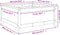vidaXL - Plantenbak - 82,5x82,5x39 - cm - massief - grenenhout - wit