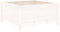 vidaXL - Plantenbak - 82,5x82,5x39 - cm - massief - grenenhout - wit