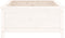 vidaXL - Plantenbak - 82,5x82,5x39 - cm - massief - grenenhout - wit