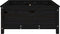 vidaXL - Plantenbak - 82,5x82,5x39 - cm - massief - grenenhout - zwart