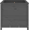 vidaXL - Plantenbak - 82,5x82,5x78 - cm - massief - grenenhout - grijs