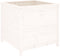 vidaXL - Plantenbak - 82,5x82,5x78 - cm - massief - grenenhout - wit