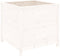 vidaXL - Plantenbak - 82,5x82,5x78 - cm - massief - grenenhout - wit