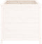 vidaXL - Plantenbak - 82,5x82,5x78 - cm - massief - grenenhout - wit