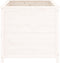 vidaXL - Plantenbak - 82,5x82,5x78 - cm - massief - grenenhout - wit