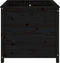 vidaXL - Plantenbak - 82,5x82,5x78 - cm - massief - grenenhout - zwart
