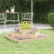 vidaXL - Plantenbak - 83x83x27 - cm - massief - grenenhout