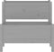 vidaXL - Plantenbak - 84,5x84x75 - cm - massief - grenenhout - grijs