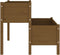 vidaXL - Plantenbak - 84,5x84x75 - cm - massief - grenenhout - grijs