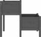 vidaXL - Plantenbak - 84,5x84x75 - cm - massief - grenenhout - grijs