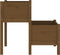 vidaXL - Plantenbak - 84,5x84x75 - cm - massief - grenenhout - honingbruin