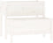 vidaXL - Plantenbak - 84,5x84x75 - cm - massief - grenenhout - wit