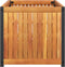 vidaXL - Plantenbak - 85x45x44 - cm - massief - acaciahout - en - staal