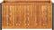 vidaXL - Plantenbak - 85x45x44 - cm - massief - acaciahout - en - staal