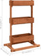 vidaXL - Plantenbak - 88x43x80 - cm - vurenhout
