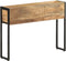 vidaXL - Plantenbak - 90x20x68 - cm - ruw - mangohout