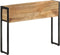 vidaXL - Plantenbak - 90x20x68 - cm - ruw - mangohout