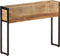 vidaXL - Plantenbak - 90x20x68 - cm - ruw - mangohout