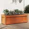 vidaXL - Plantenbak - 90x31x31 - cm - massief - grenenhout - wasbruin