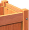 vidaXL - Plantenbak - 90x31x31 - cm - massief - grenenhout - wasbruin