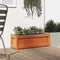 vidaXL - Plantenbak - 90x31x31 - cm - massief - grenenhout - wasbruin