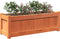 vidaXL - Plantenbak - 90x31x31 - cm - massief - grenenhout - wasbruin