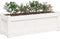 vidaXL - Plantenbak - 90x31x31 - cm - massief - grenenhout - wit