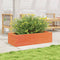 vidaXL - Plantenbak - 90x40x23 - cm - massief - grenenhout - wasbruin