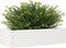 vidaXL - Plantenbak - 90x40x23 - cm - massief - grenenhout - wit