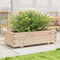 vidaXL - Plantenbak - 90x40x26,5 - cm - massief - grenenhout